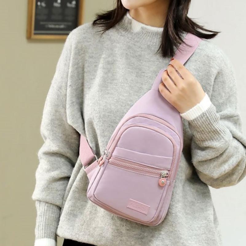 Women Mini Backpack Small Chest Bag Oxford Cloth Waterproof Fashion Messenger Bag Female Sports Bag Travel Crossbody Bagpack
