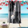 Colorful Polka-dot Giraffe Print Beach Towel, Quick Drying, Suitable for Travel, Outdoor Sports, Jogging, the Beach and Swimming, Gift