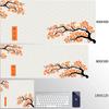 Gelbe Große Mausmatte Sakura Mauspads Große Gamer Schreibtischmatte 40x90cm Gummi Tastaturmatten Große Schreibtischmatte Beste Mauspads Mit Verriegeltem Rand