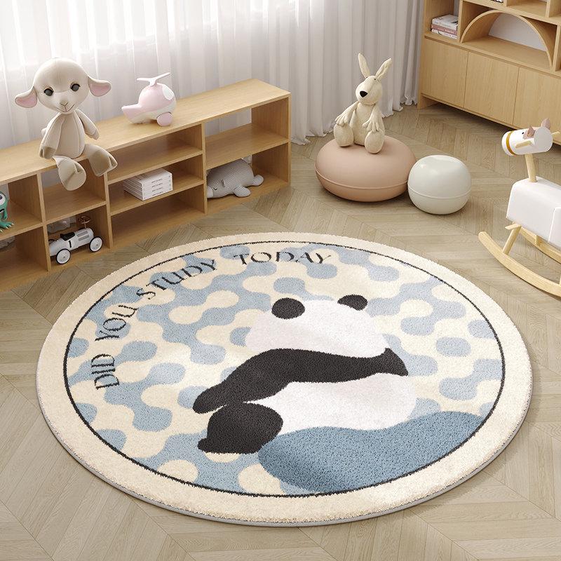 

Детский круглый ковер с мультяшным рисунком для спальни, гостиной или под стул в кабинете Diameter 60cm