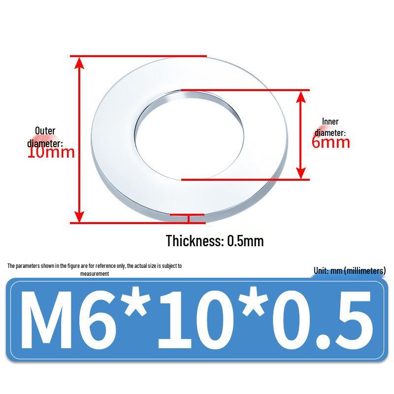 Extra Large Galvanized Metal Flat Washer (Sizes M1.6-M14)