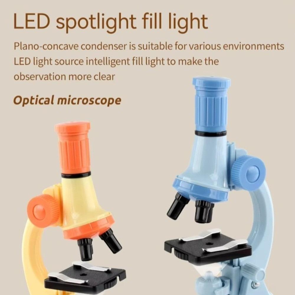 LED Light Children's Science Microscope Toy HD Screen Science Experiment Tool Primary School