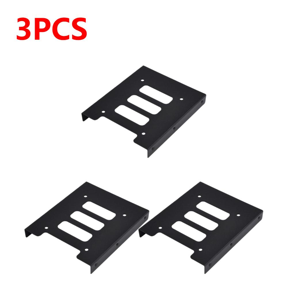 2.5 Inch To 3.5 Inch Mounting Bracket Hard Drive Adapter SSD HDD Holder Metal Mounting Adapter for PC Hard Drive Enclosure