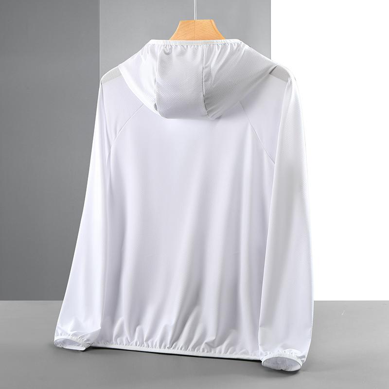 Plus rozmiar letnie ubrania z filtrem przeciwsłonecznym moda z kapturem cienkie kurtki chroniące przed słońcem Oversize płaszcz dla par lato dla mężczyzn