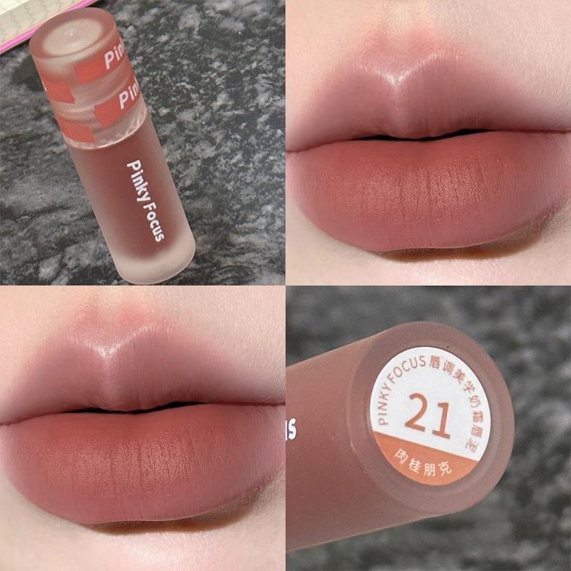 Velvety Matte Long Lasting Pigmented Lip Mud Lipstick For Women