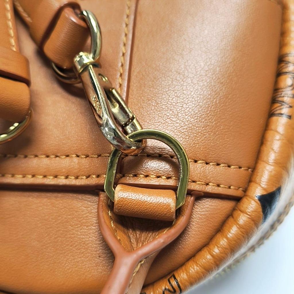 [Pre-Owned] Classic Allover Logo Studded Three-In-One Coated Canvas Shoulder Crossbody Backpack - Good #1C5X09Z