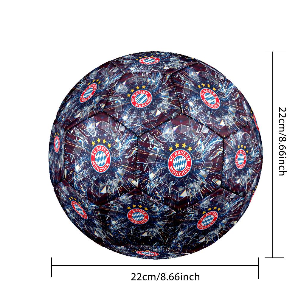 Pallone da calcio Tema Bayern Monaco Taglia 5 Pallone da calcio Tocco Morbido Pallone da calcio per Allenamento Professionale per Sport all'Aperto