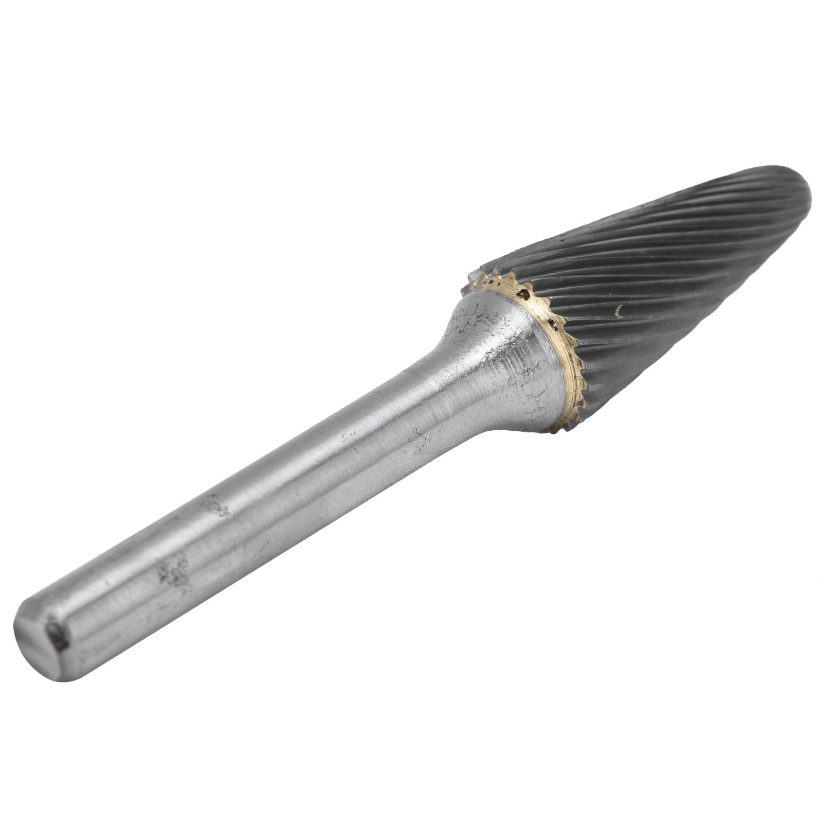 

Carbide Burr 12mm Durable Sturdy Tungsten Steel Convenient Wide Application HeatTreated Shape Double Cut(LX1228M06 )