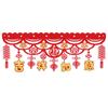 Decorative Chinese New Year Dragon Banners Felt Spring Festival Hanging Flag  Lunar New Year