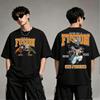 T-shirt en coton à manches courtes imprimé Dragon Ball Z Son Goku Vegeta Unisexe Vêtements pour femmes Harajuku Yk Tee Vintage Décontracté Tops