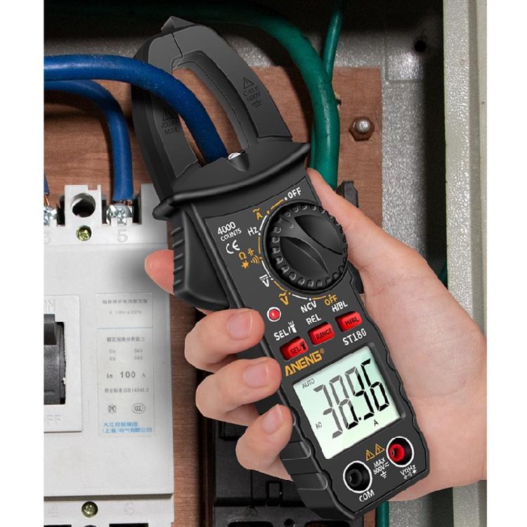 AC/DC Digital Clamp Meter T-RMS 6000 Counts, Multimeter Voltage Tester Auto-rang