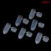 100Pcs Portable Flip Lid Transparent Capsule Storage Containers Pill Box