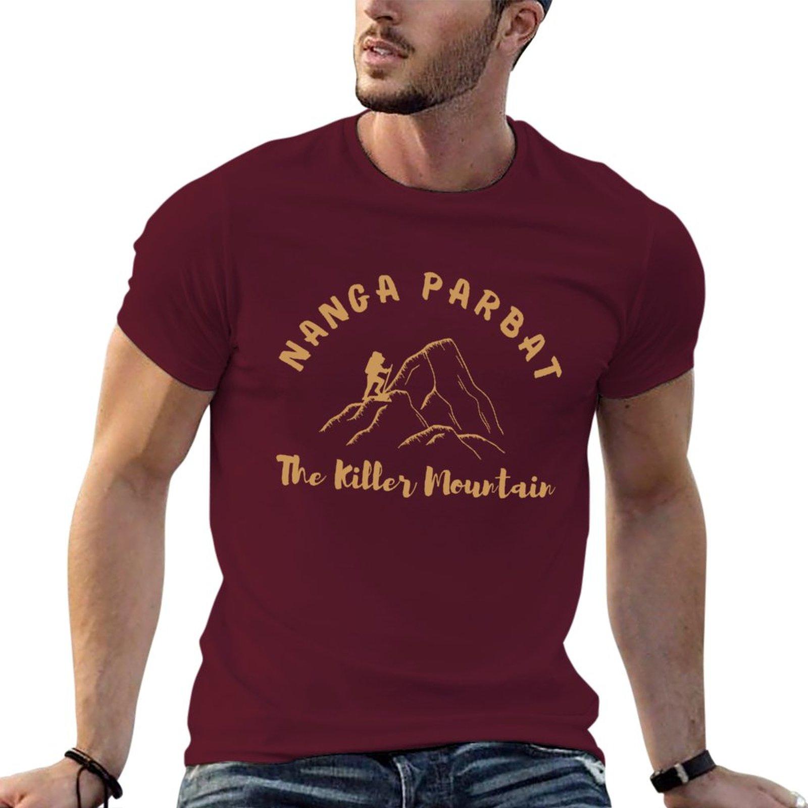 

New Nanga Parbat- The killer mountain T-Shirt Blouse Aesthetic clothing Men s t-shirt S