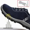 Oulylan Men Anti-smash Protection Footwear Lightweight Breathable Industrial Safety Shoes Wear Resistant Steel Toe Work Boots