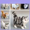 Realistic Plush Cat Toy Soft And Comfortable Decoration For Your Room Or Office 4.7 Inches