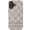 Dkny Dkhcp16Spcptssp Iphone 16 6.1Różowy/Pink Hardcase Checkered Pattern & Printed Stripes
