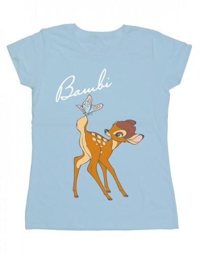 Disney Womens/Ladies Bambi Butterfly Tail Cotton T-Shirt