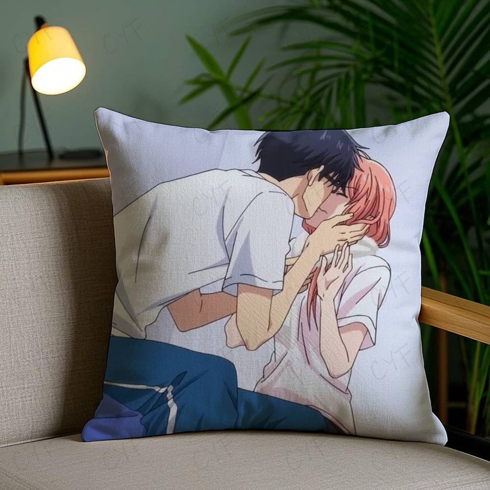 Movie Ao Haru Ride Pillow Case Safe Custom Photo Pillow, Anti-fade Brushed Fleece Cushion, Maternal & Infant Safe.