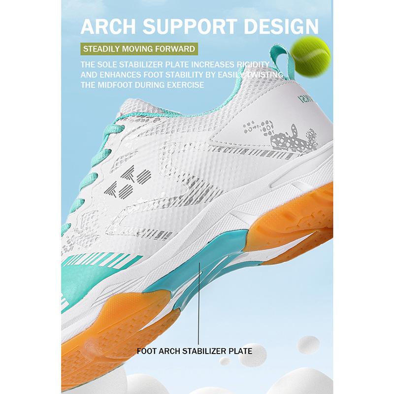 New White Pink Women Men Table Tennis Shoe for Couples Breathable Volleyball Sneakers Anti-Skid Zapatillas