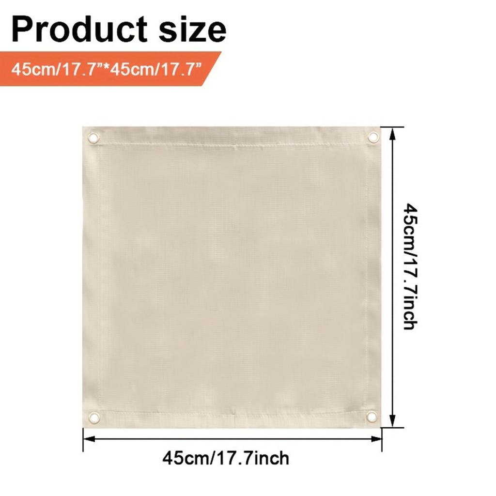 Fire Retardant BBQ Mat Reusable Fiberglass Fire Pit Mats Anti-Scald Protective Cover for Outdoor Picnic Camping Flame Carpet