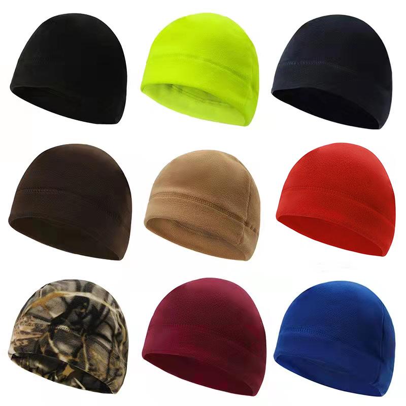 Cross-Border Fleece Hat: Warm, Windproof Liner for Outdoor Sports in Autumn & Winter - Ideal for Mountaineering, Cycling, and Skiing