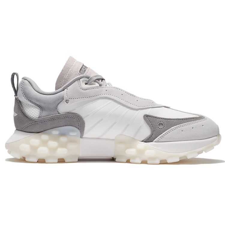 Li Ning Overload Low Top Lifestyle Casual Shoes Men Casual Shoes Gray White AZGS033-2