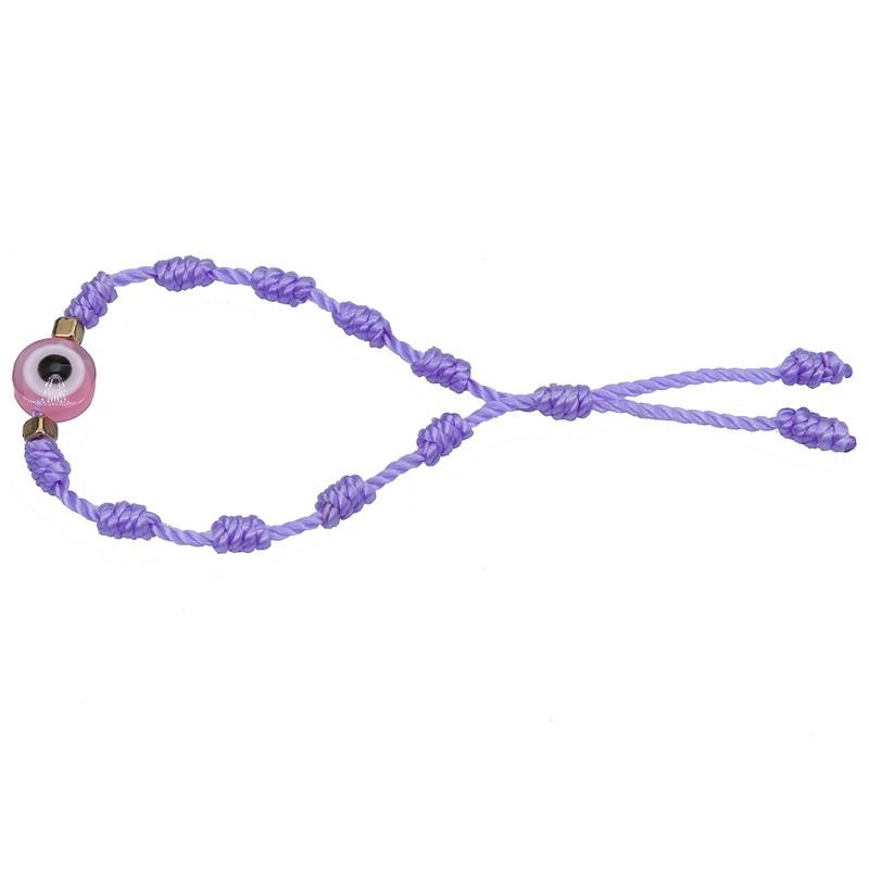 New Evil Eye Braided Bracelet Lucky Red Black Color Thread Couple Chain Handmade Prayer Bangles Pulsera Jewelry Gift for