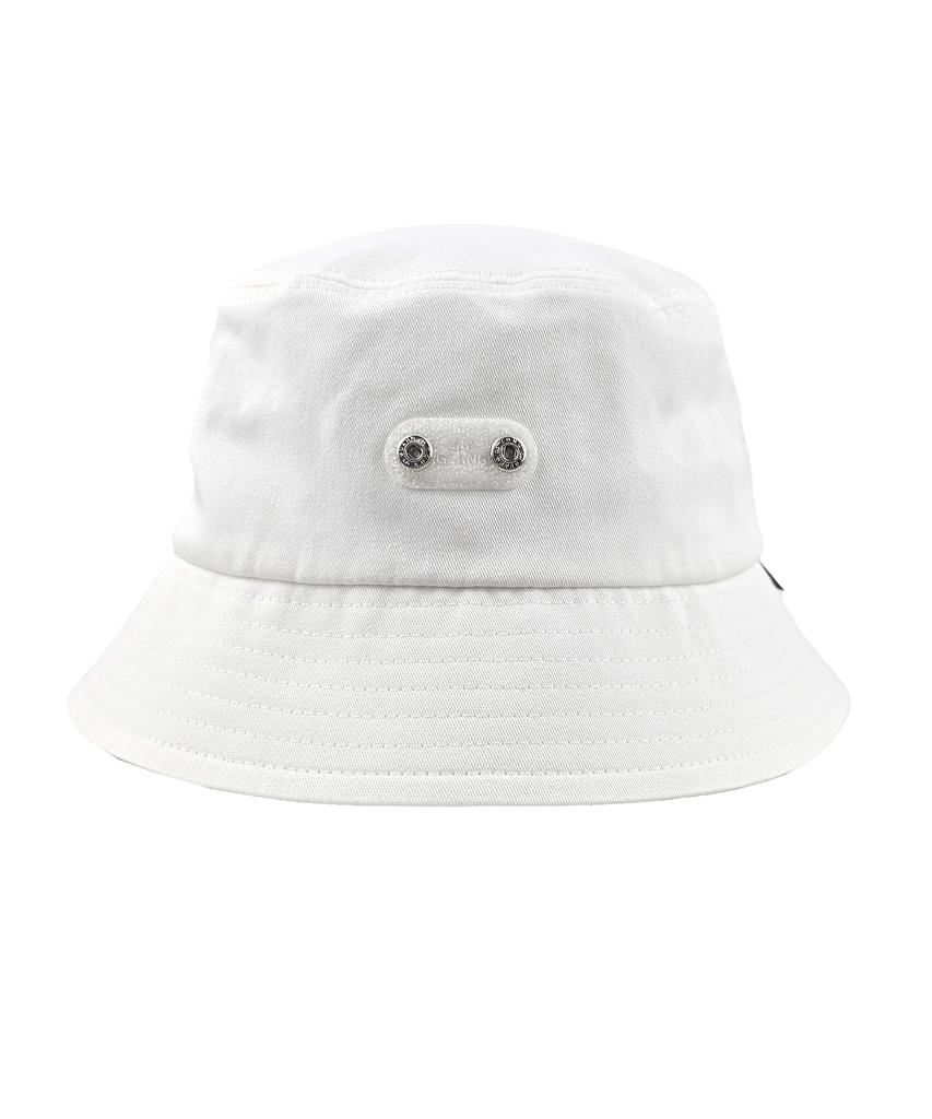 Jangeulang White Basic Bucket Hat