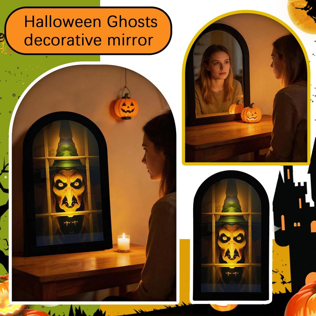 Decorazione Specchio di Halloween, , Decorazione Casa per le Feste per