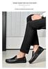 Men's Handmade Slip-On Leather Loafers - Autumn British Style, Casual & Business, Soft Sole Driving Shoes