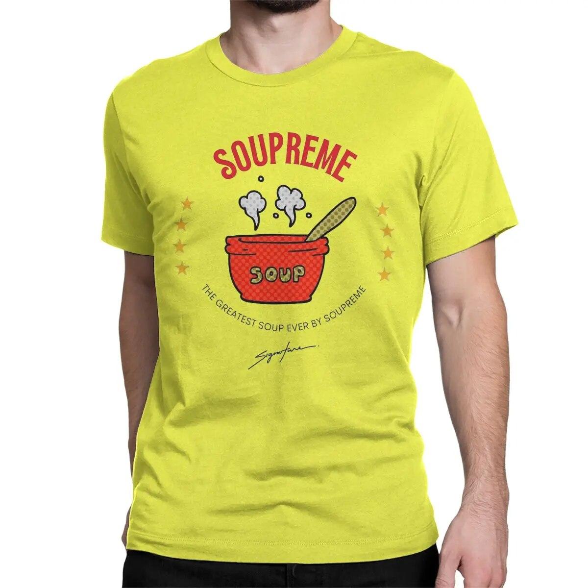 

Футболки Soupremes Food для женщин унисекс, потрясающие футболки из чистого хлопка с круглым вырезом и короткими рукавами, подарочная одежда 3XL