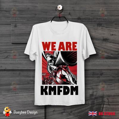 Kmfdm Jsme Kmfdm Industrial Front 242 Die Krupps Mdfmk Ebm Cool Tričko B237