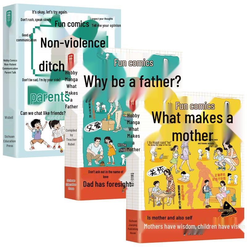 Parenting Wisdom Fun Comic Set (3 Books)