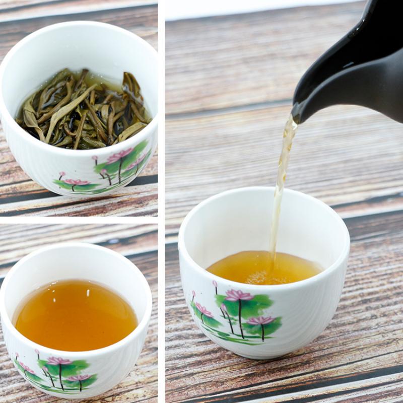 357g Yunnan Ripe Pu-erh Tea Bulangchun Puerh Cooked Tea Cake Chinese Pu'er Tea