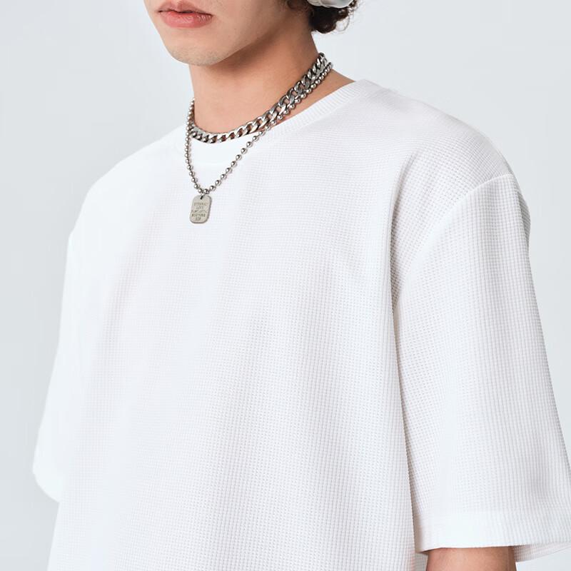 Warrior Men's Waffle Knit Short Sleeve T-Shirt with HL Paper Plane Print