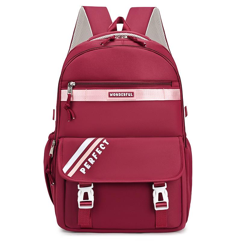 Letter Print Perfect Backpack Casual Student Schoolbag Travel Computer Bags