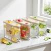 Plastic Cold Water Kettle 4L Large Capacity Beverage Dispenser Refrigerator Juice Container Cold Water Jug With Filter&Filter