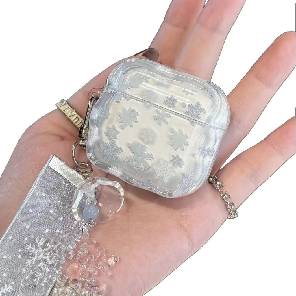Fairy Series White Snowflake for AirPods1 Protective Case Apple 1/1 Generation AirPods Pro1 Earphones