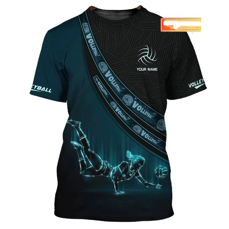 Tricou de volei cu nume personalizat pentru bărbați și femei Nou în tricouri sportive supradimensionate pentru echipa de volei Cadou pentru jucătorii de volei