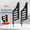 M-1/5Pcs T Shank Flush Cutting Replacement Blades Curved Jigsaw Blade For Precision Cuts Precision Ground Teeth
