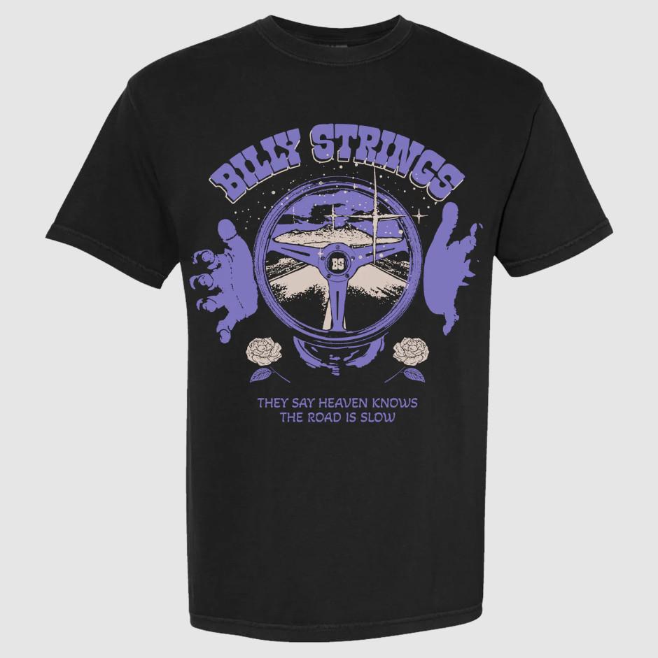 Billy Strings Fall 2026 Tour Steering Wheel T-shirt Unisex All Sizes S