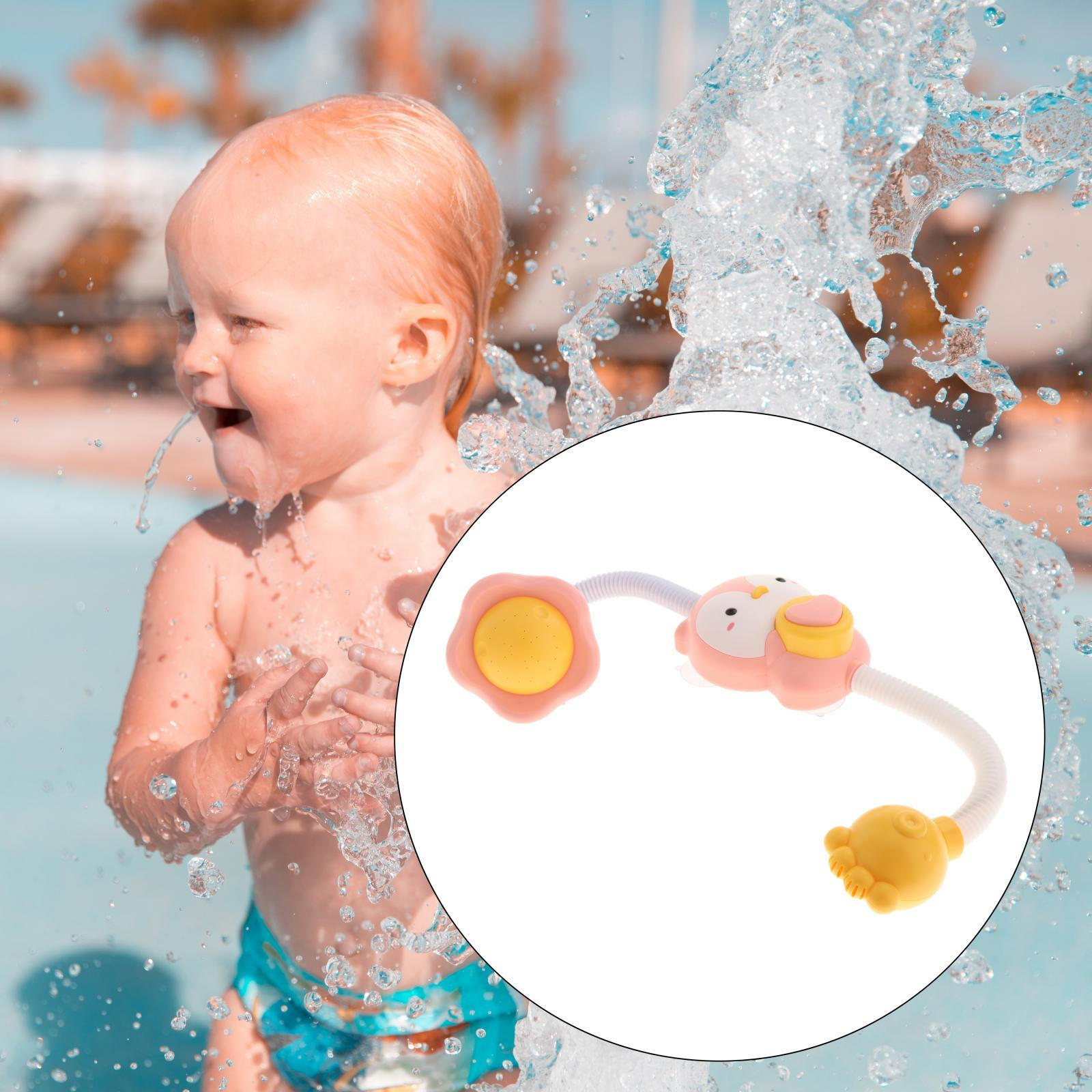 

Игрушки Ванна Игрушка Душ Дети Дети Ванная Водяной Насос с Ручкой Pink