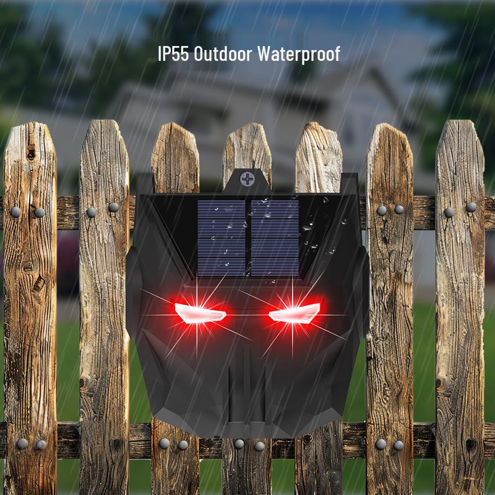 Solar-Powered Red Light Repellent for Rabbits, Wolves, Bears, Deer, and Weasels