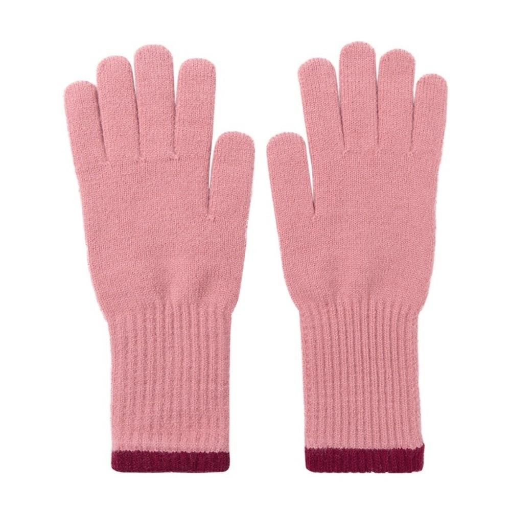 Stretch Yarn Knit Gloves Finger Opening Design Thermal Gloves Full Finger Gloves Winter Season