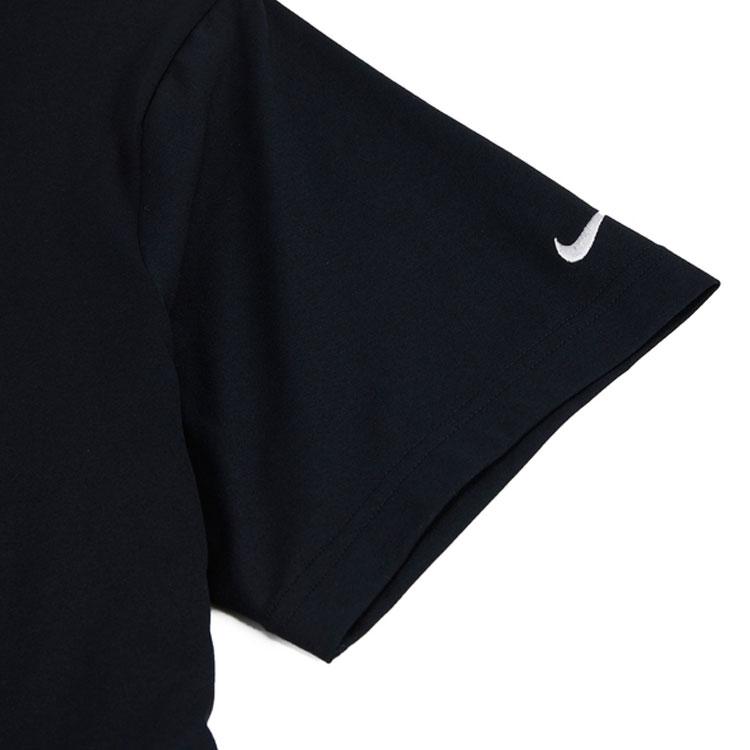 Nike T Shirts Men's Black Crew Neck Moderate Straight Fit FB5513-010