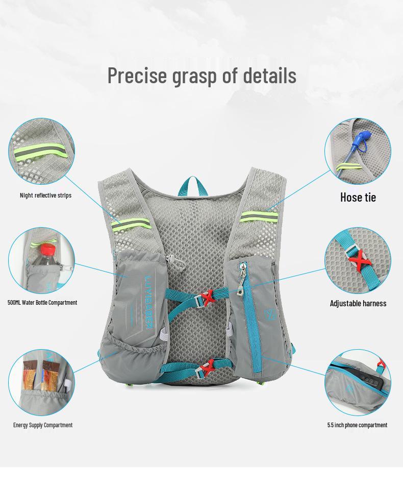 Off-Road Running Hydration Pack for Cycling, Hiking, and Marathon