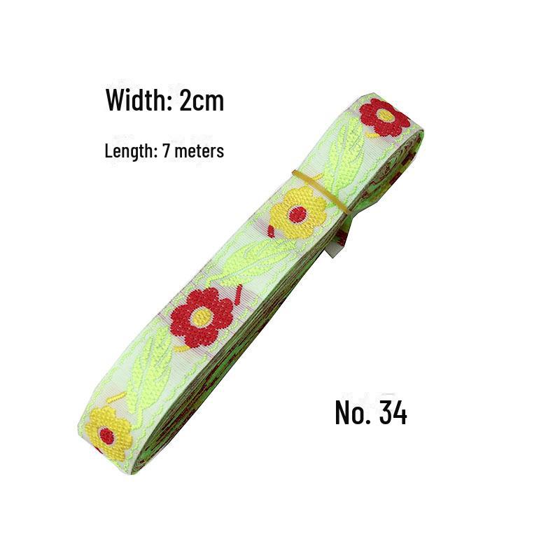 Pânză jacquard etnică: Accesorii și decorațiuni interioare Hanfu de 2 cm