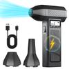 Turbo Jet Fan Electric Air Duster 4 Gears Adjustable Car Blowing Snow Cleaning Blower Tools 130000 RPM Portable Type-C Charging