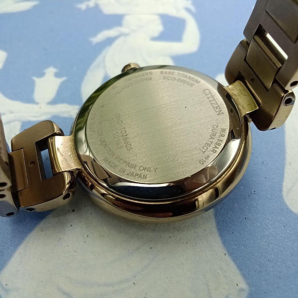 Used First come, first served! [CITIZEN xC] Ladies Titanium Eco-Drive Watch