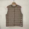 Women's 2025 Lightweight Collarless Down Vest - Short, Versatile, Fashionable Korean Style.